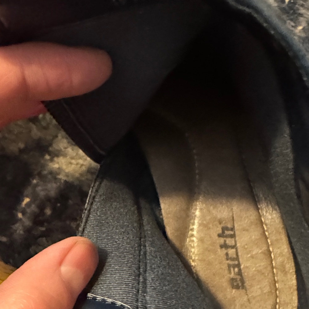 Earth Black Ankle Booties Dark Navy blue - Picture 4 of 6